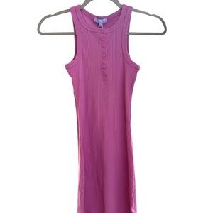 Florence by Mills Purple/Pink Sleeveless Ribbed Dress NWT xxs